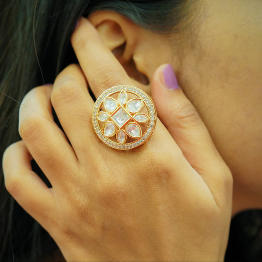 Maharani Moissanite Ring
