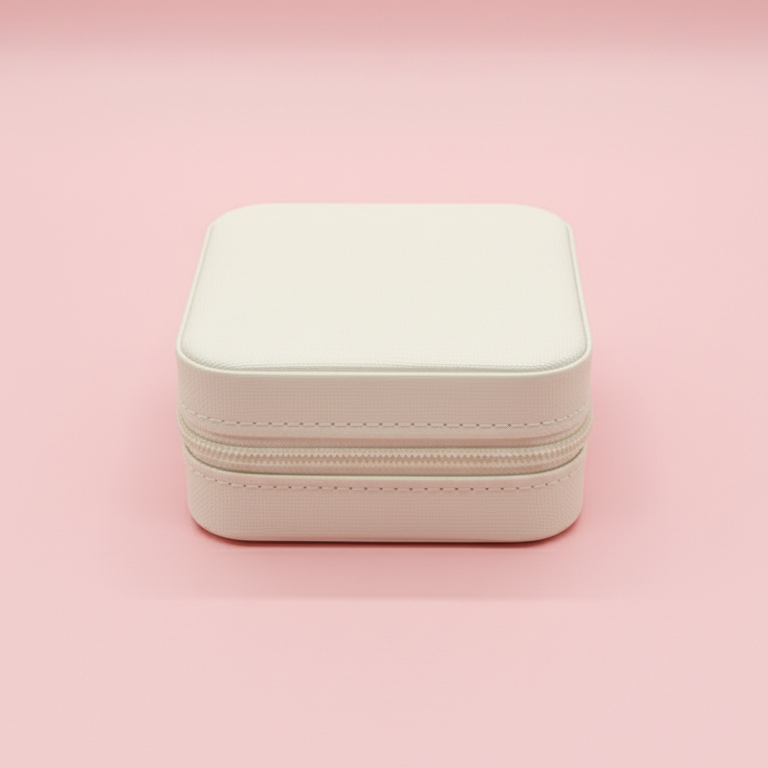 Mini Jewellery Organiser - Pearl White