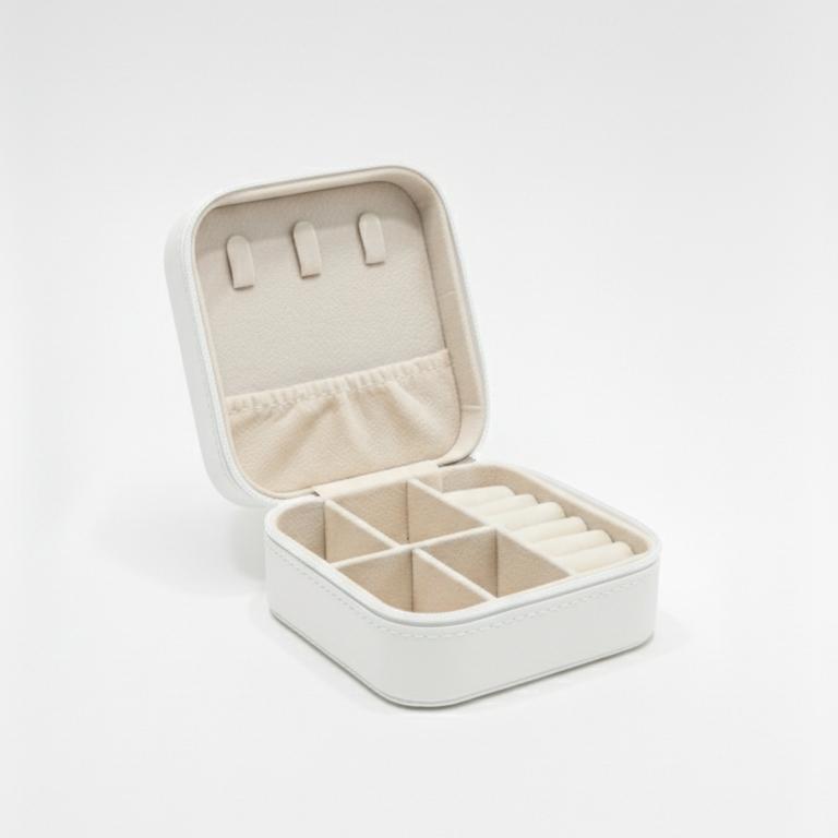 Mini Jewellery Organiser - White