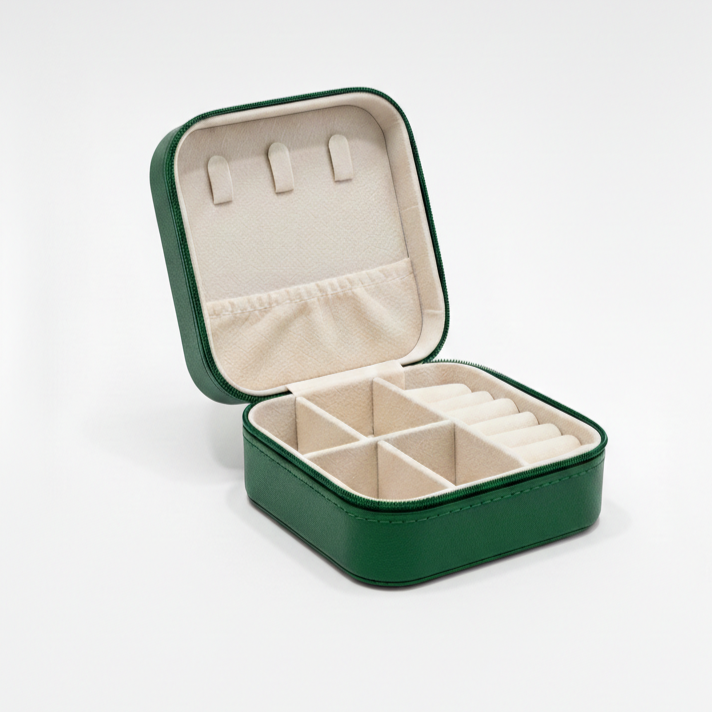 Mini Jewellery Organiser - Dark Green