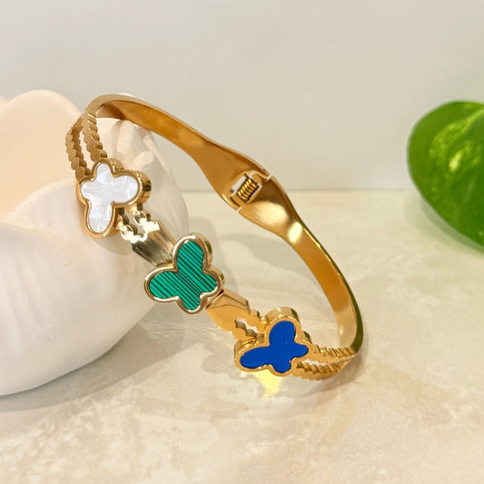 Multicolor Butterfly Bracelet - Anti Tarnish