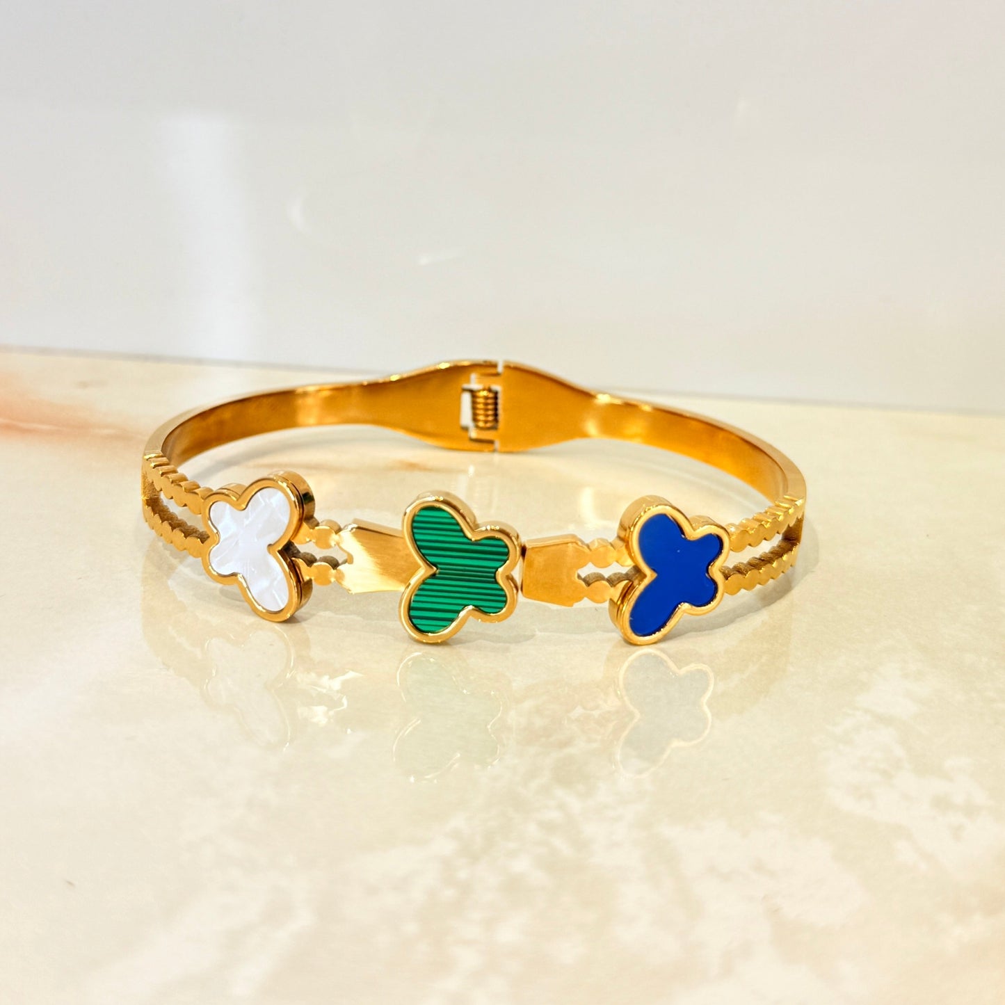 Multicolor Butterfly Bracelet - Anti Tarnish
