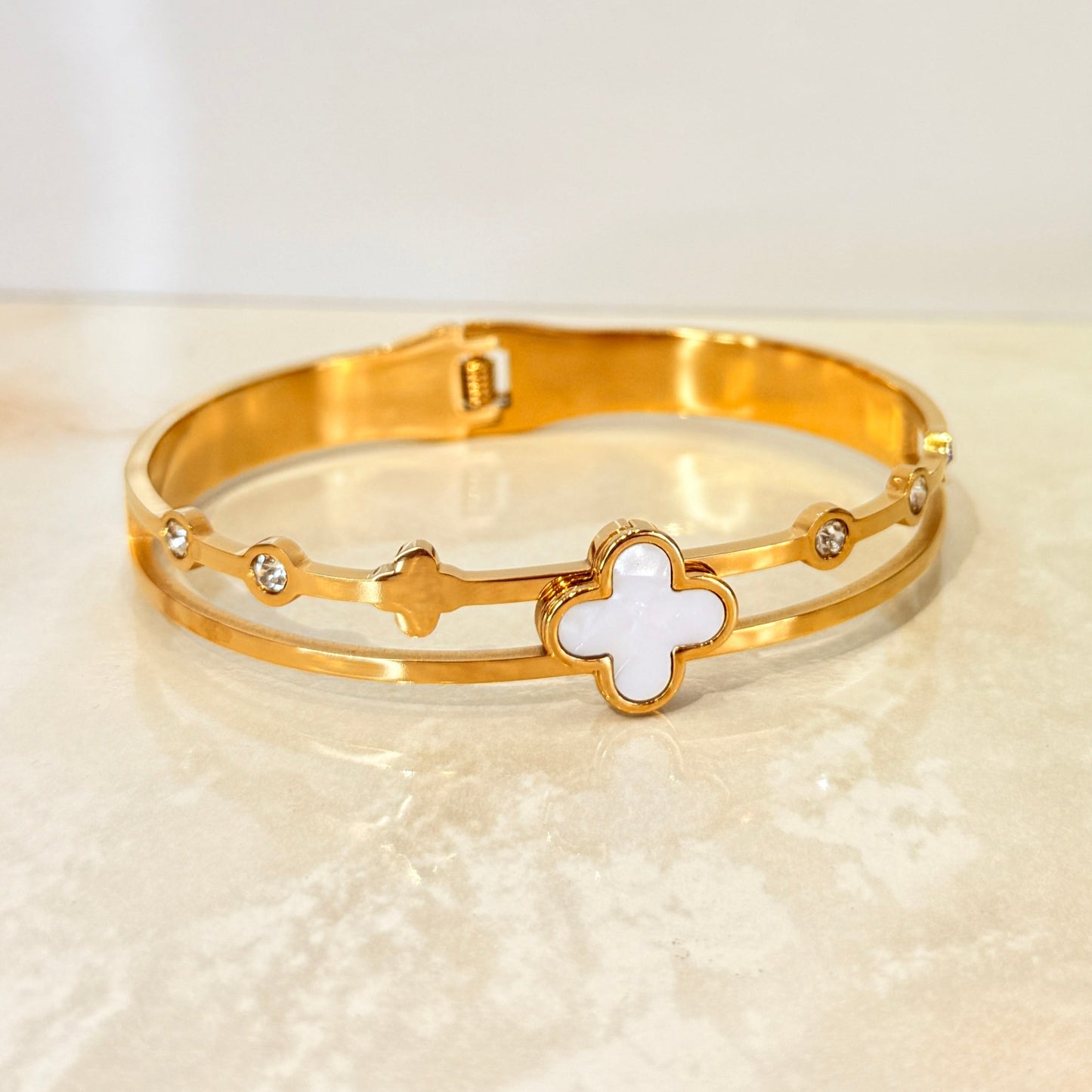 Lustra Diamond Bracelet - Anti Tarnish