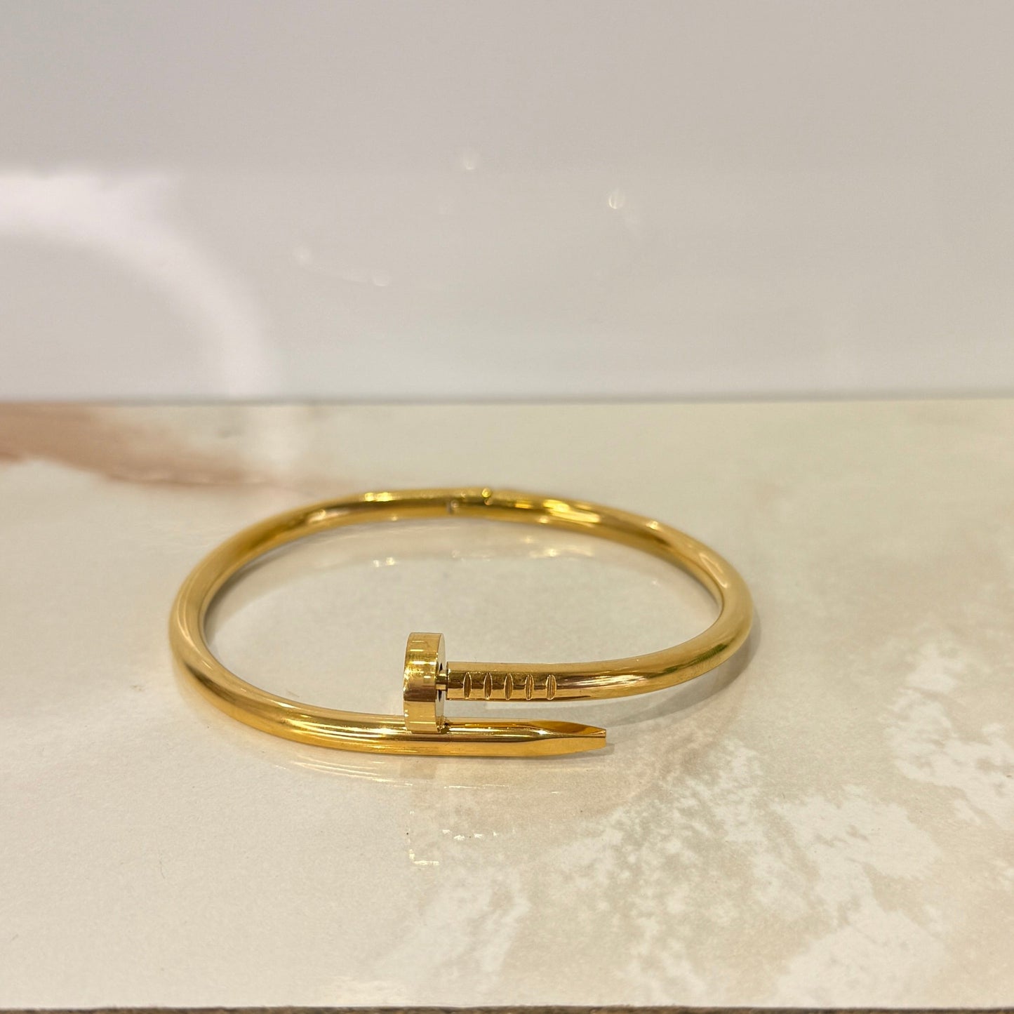 Nail Edge Anti Tarnish Kada -  Golden
