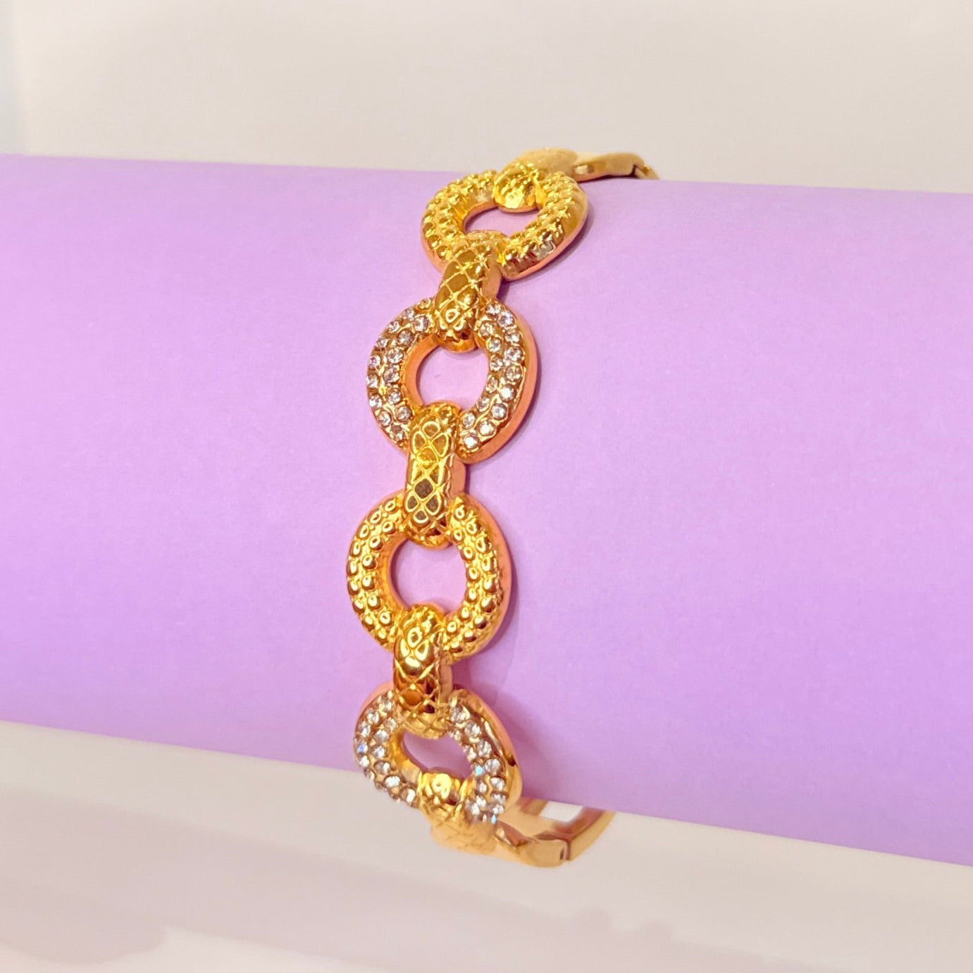 Diamond loop Anti Tarnish Bracelet