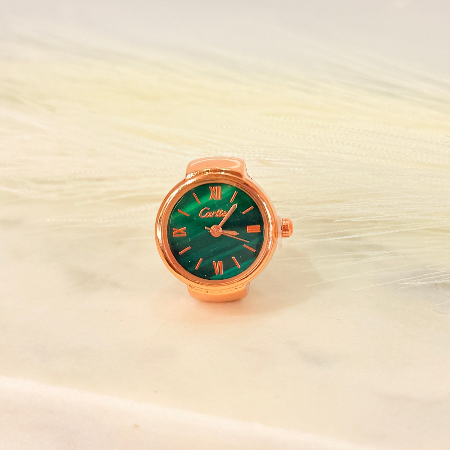 Rosegold Ring Watch