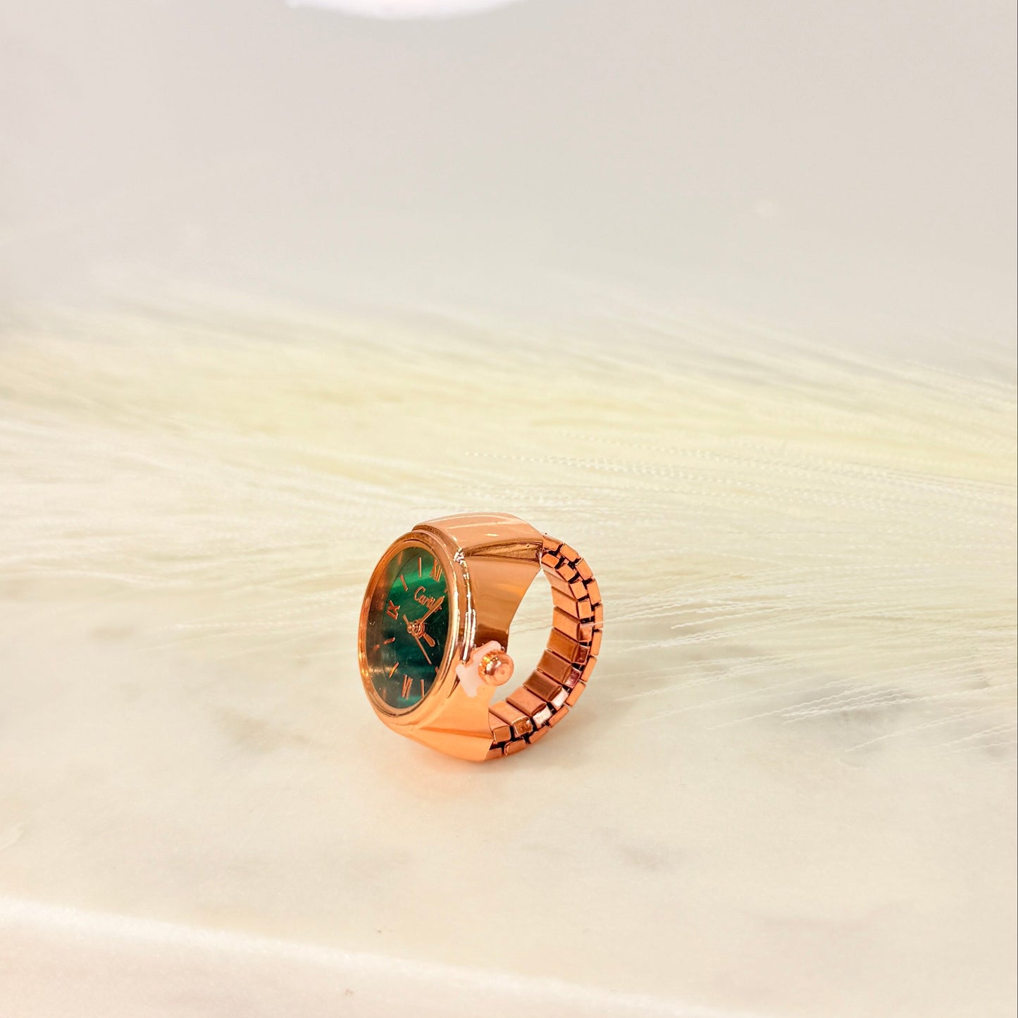 Rosegold Ring Watch