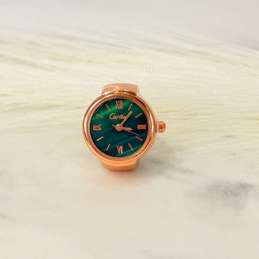 Rosegold Ring Watch
