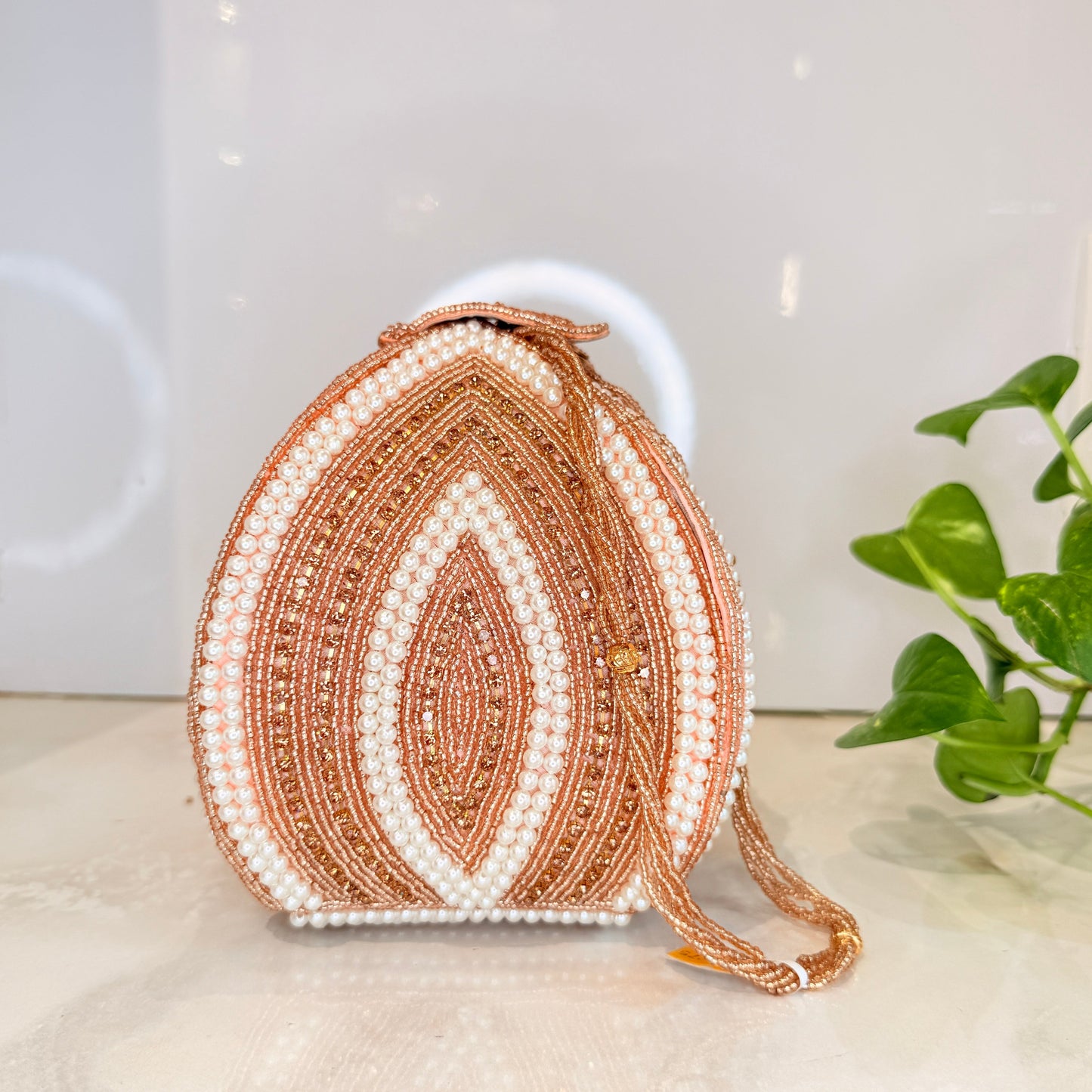 Blush Rose Gold Potli