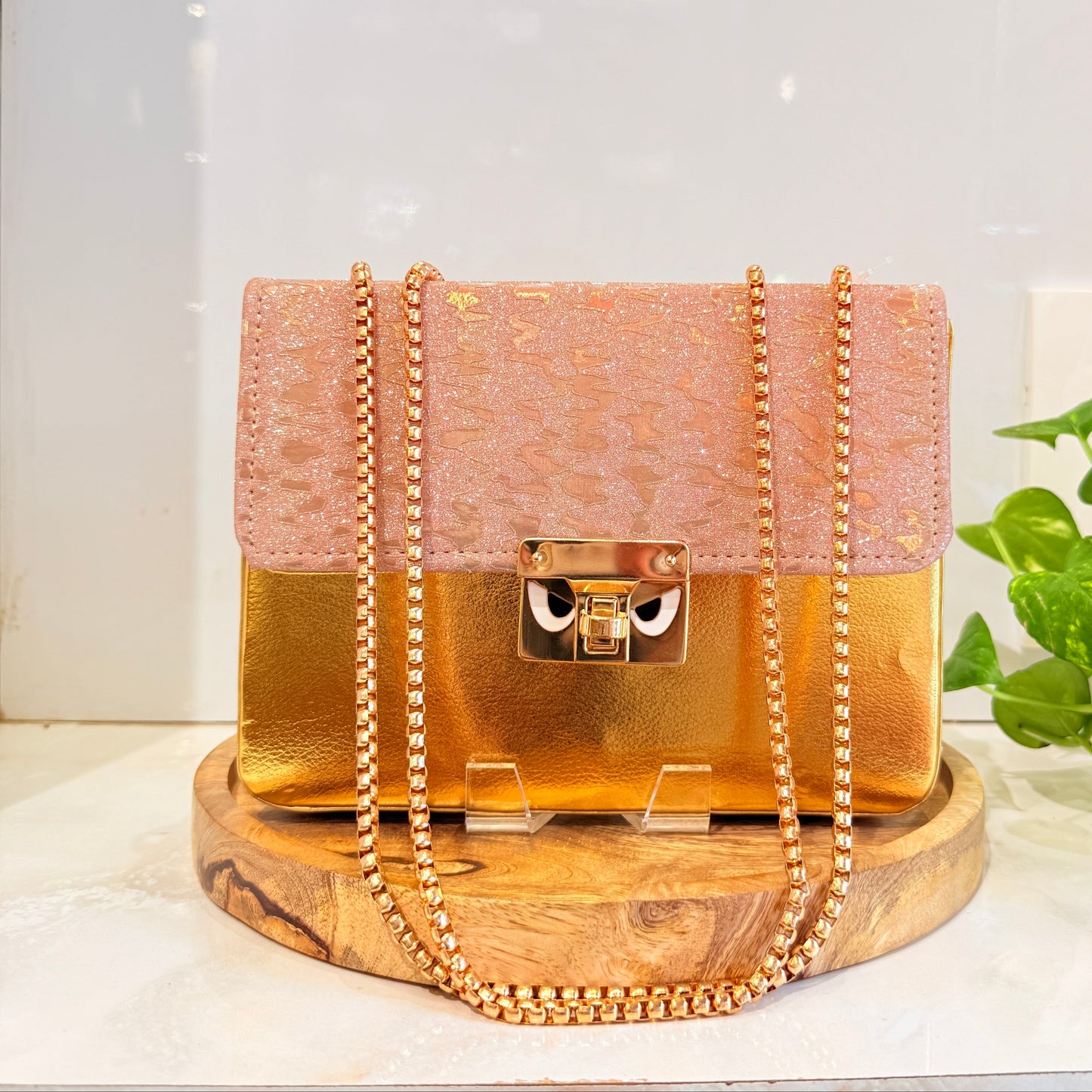 Golden Sling Bag