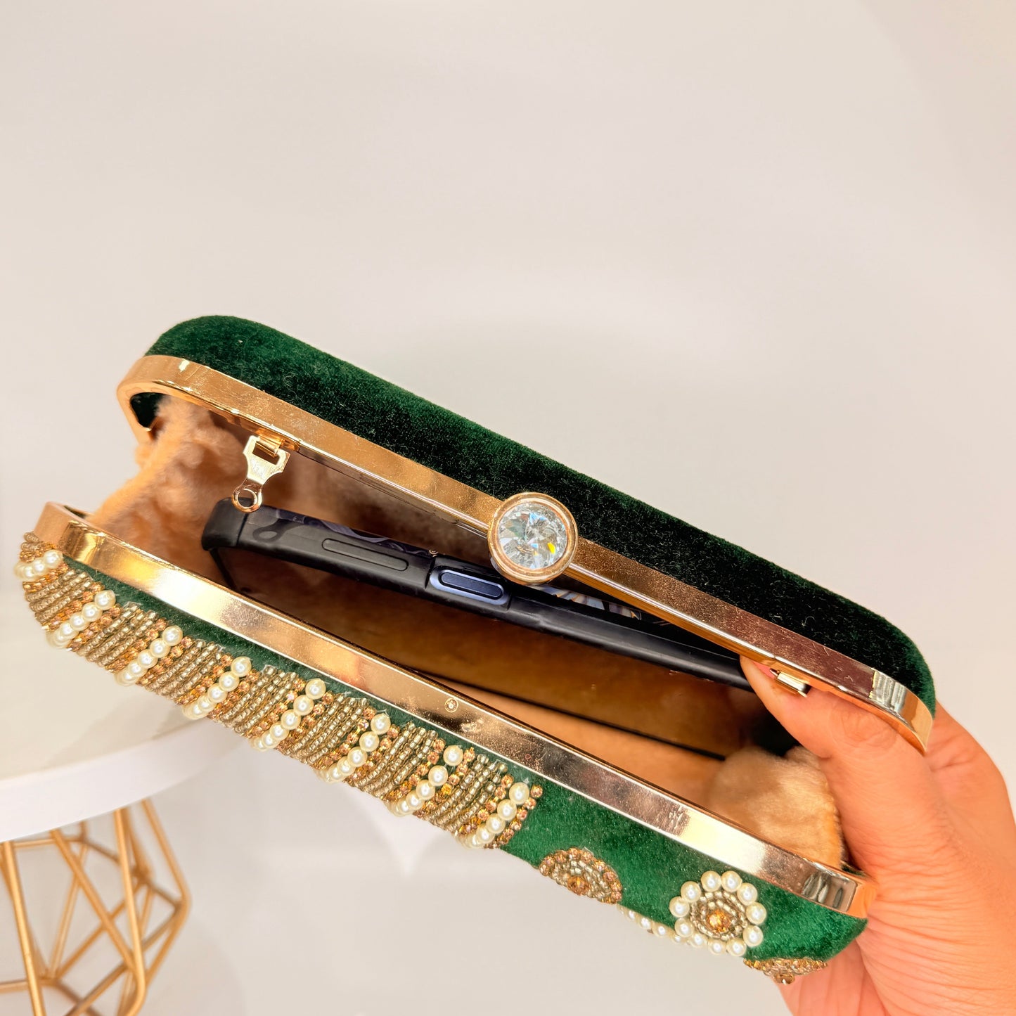 Muskan Clutch - Green