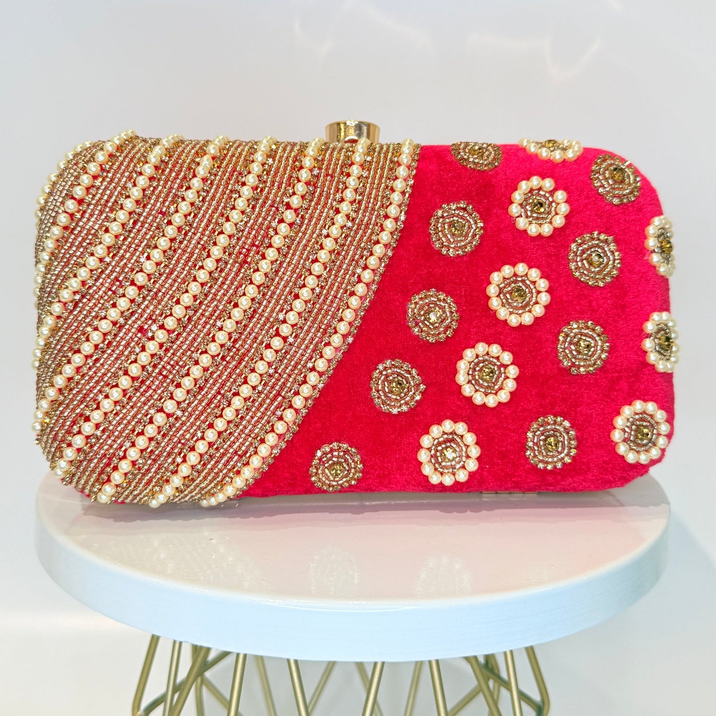 Muskan Clutch - Pink