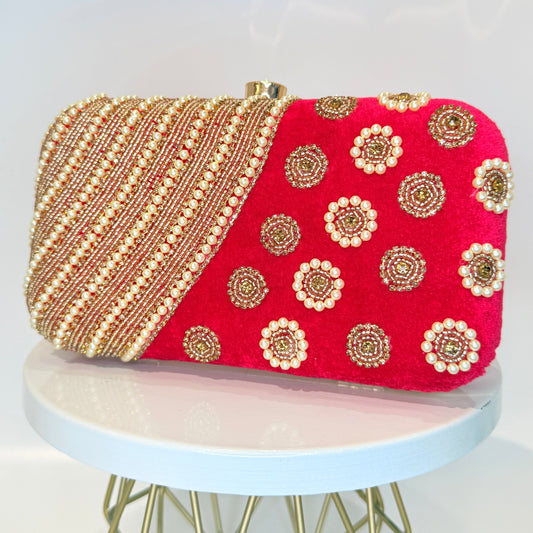 Muskan Clutch - Pink