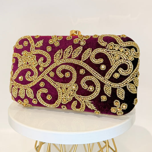 Alia Clutch - Violet