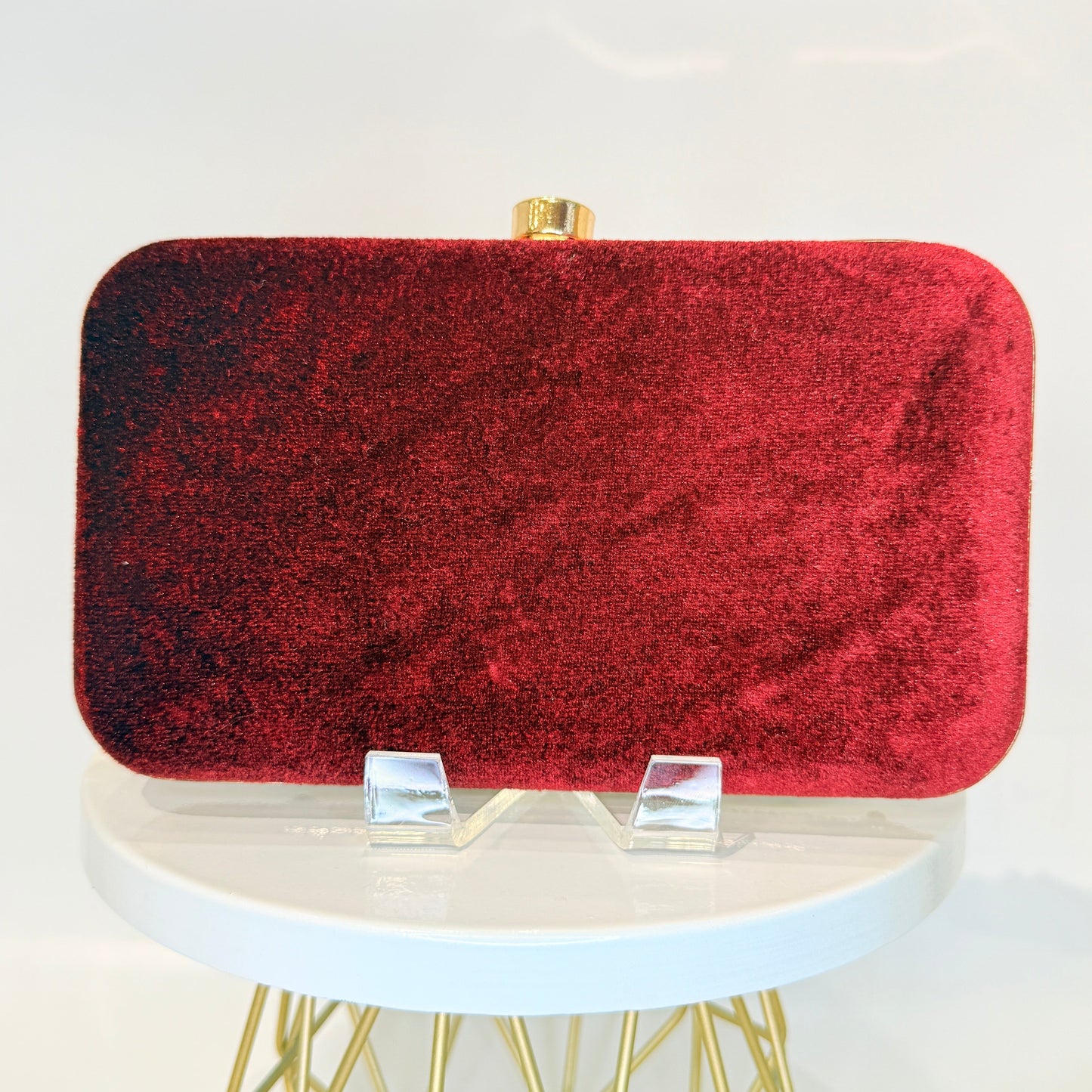 Zerina Clutch - Maroon