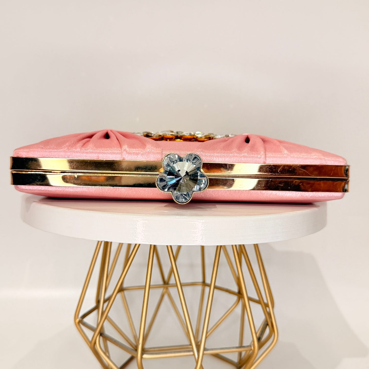 Myra Baby Pink Clutch