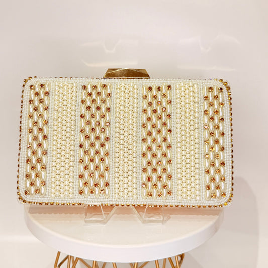Selia Beaded Clutch