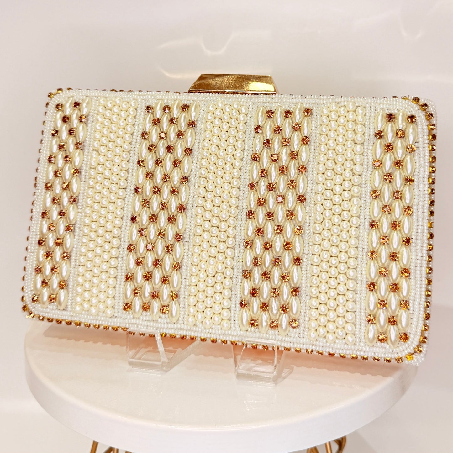 Selia Beaded Clutch