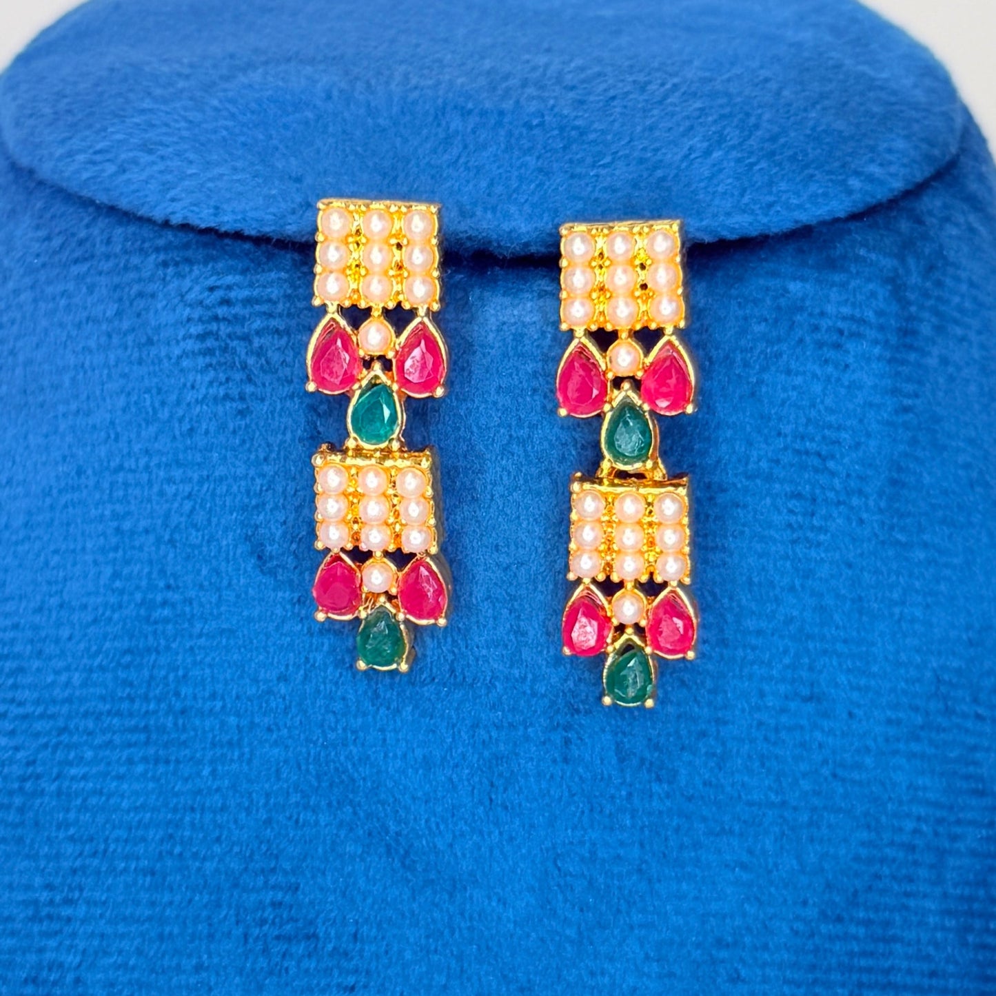 Gauri Pearl Necklace - Multicolour