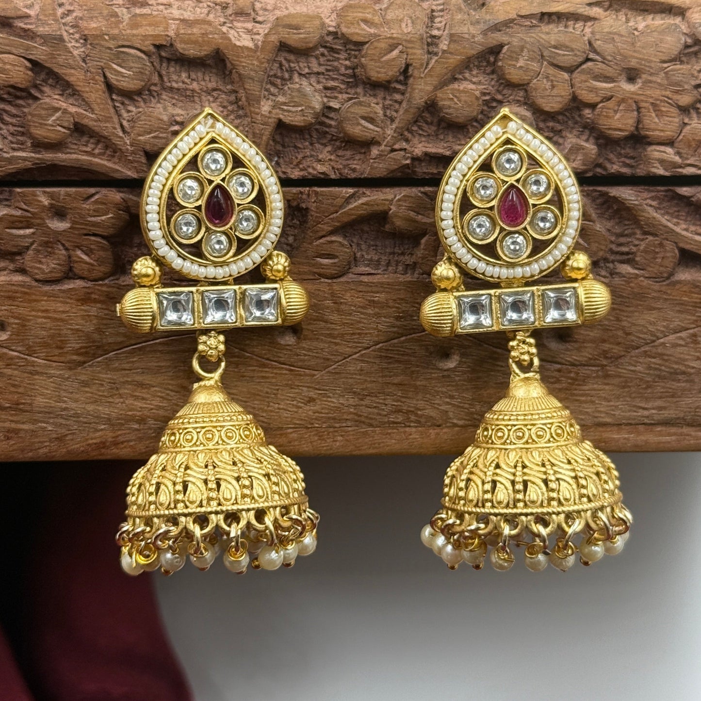Vanshikha Rajwadi Necklace with Jhumka