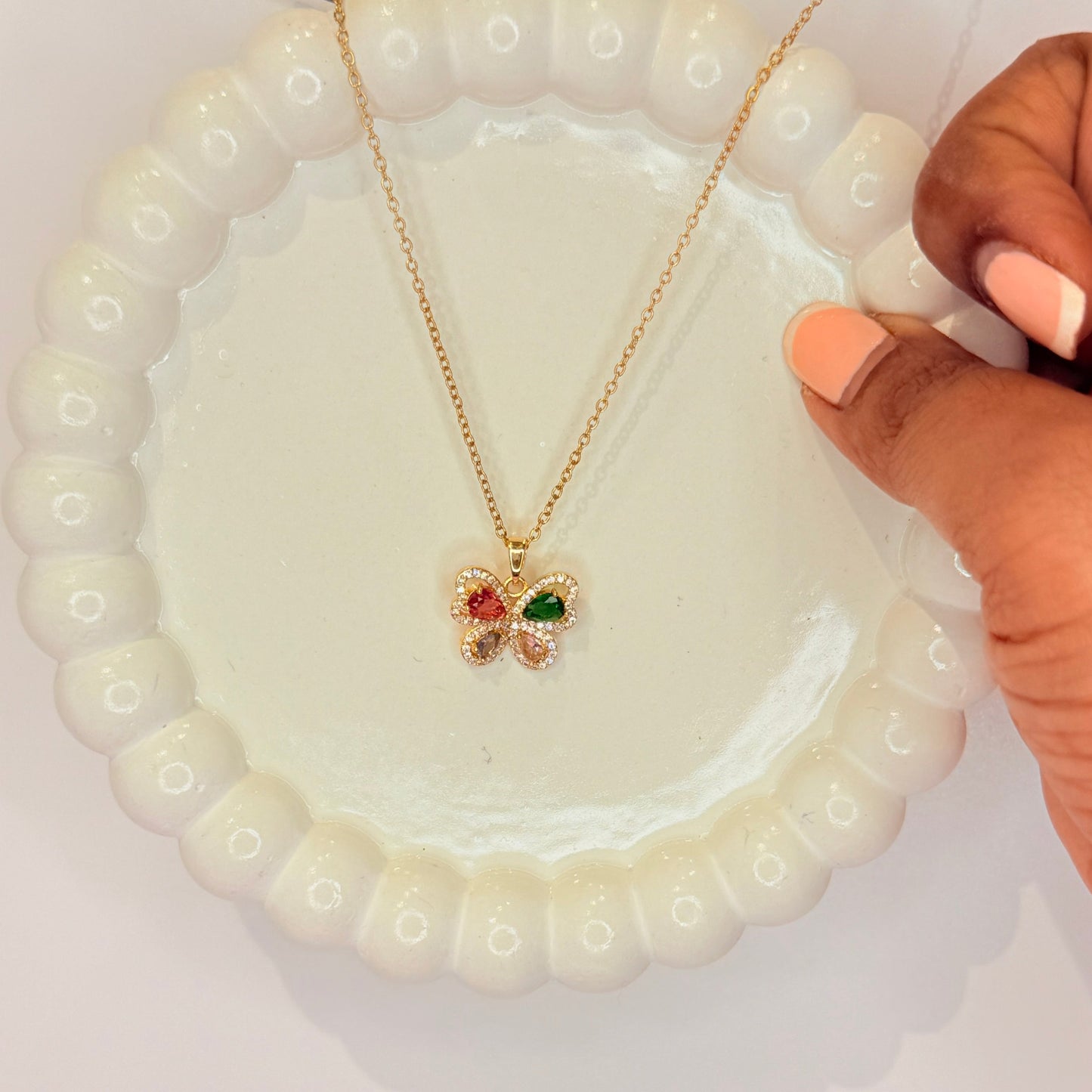 Butterfly Pendant Necklace