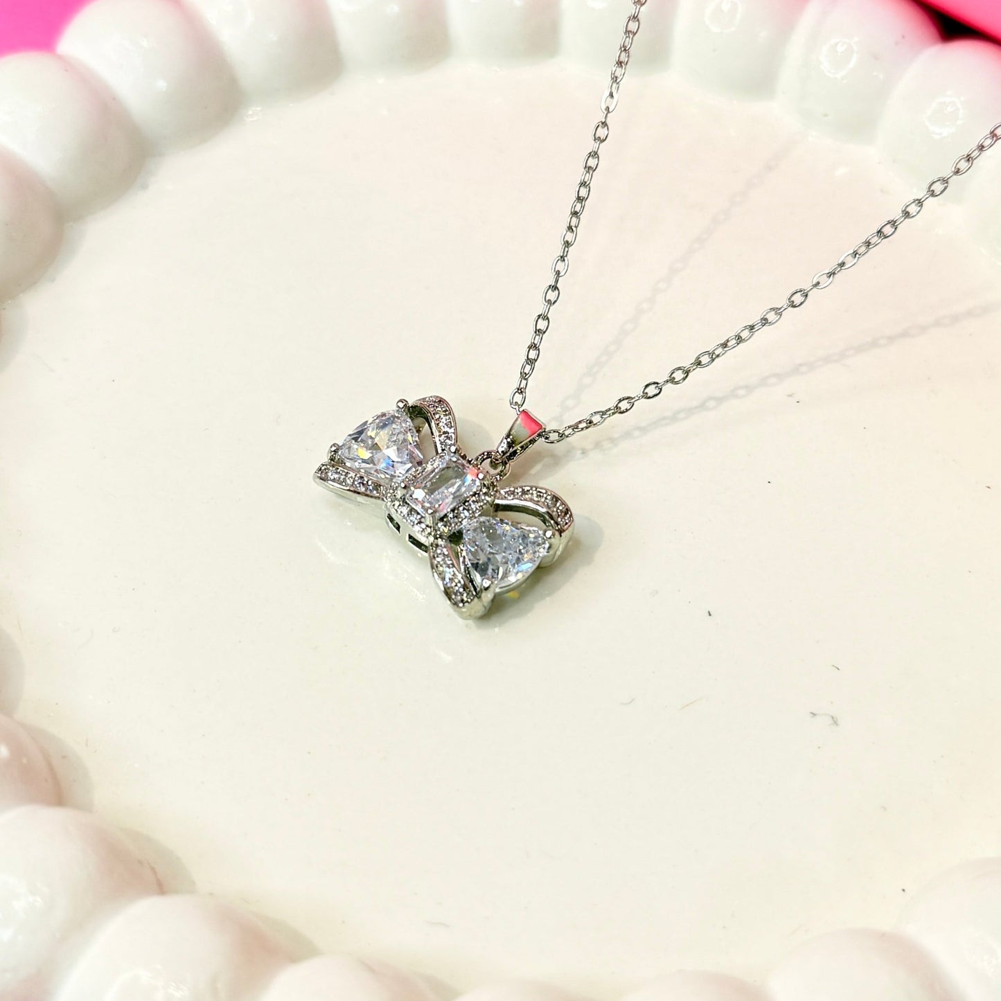Bowtie Pendant Necklace