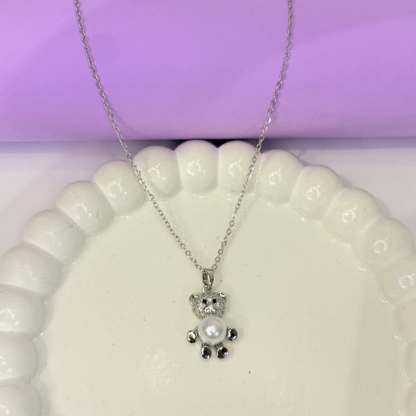 Teddy Pendant Necklace