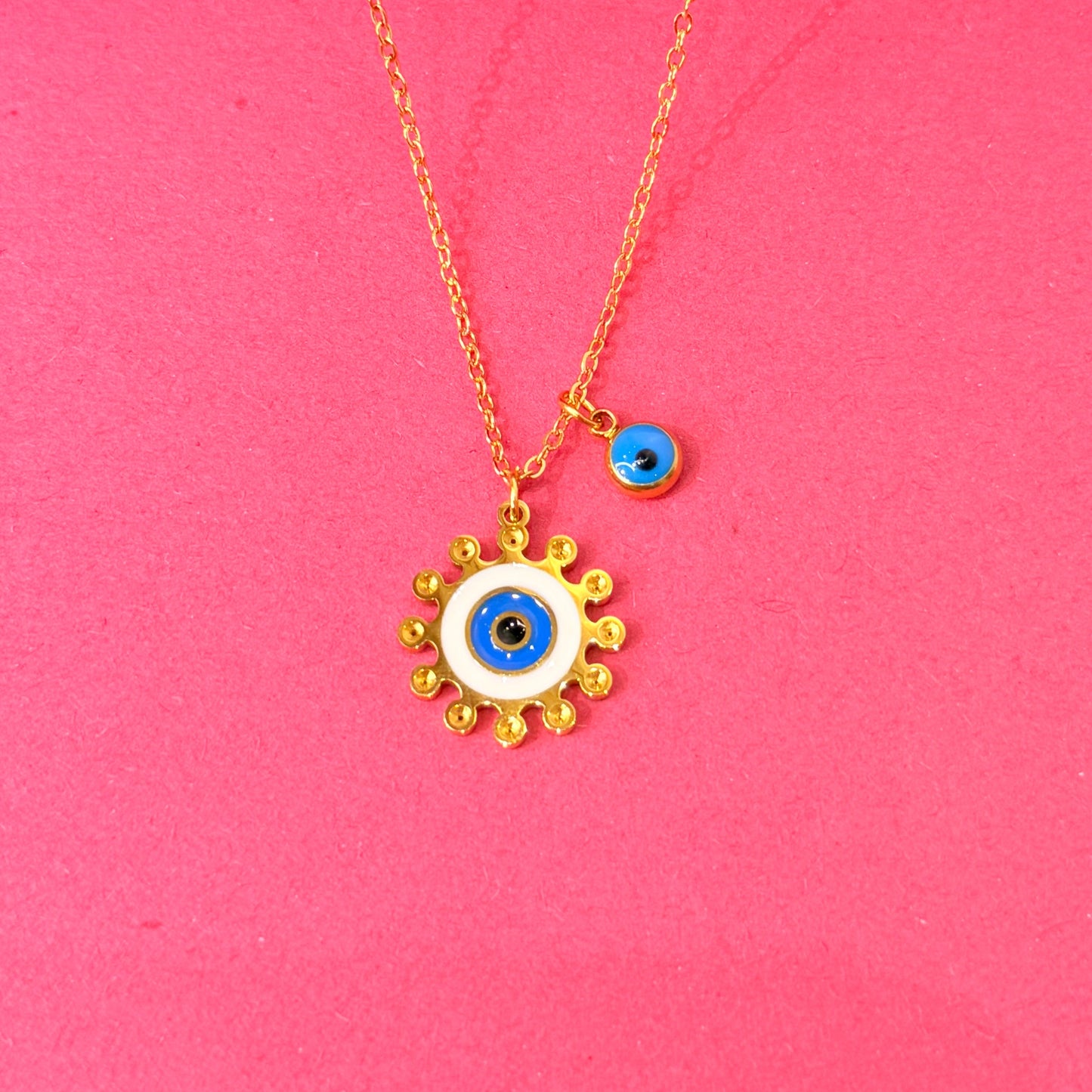 Evil eye charm Pendant Necklace
