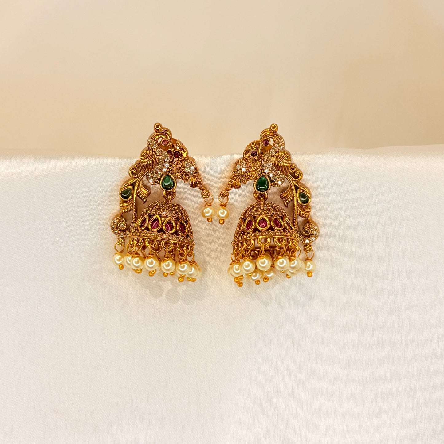 Peacock Multicolor Jhumka