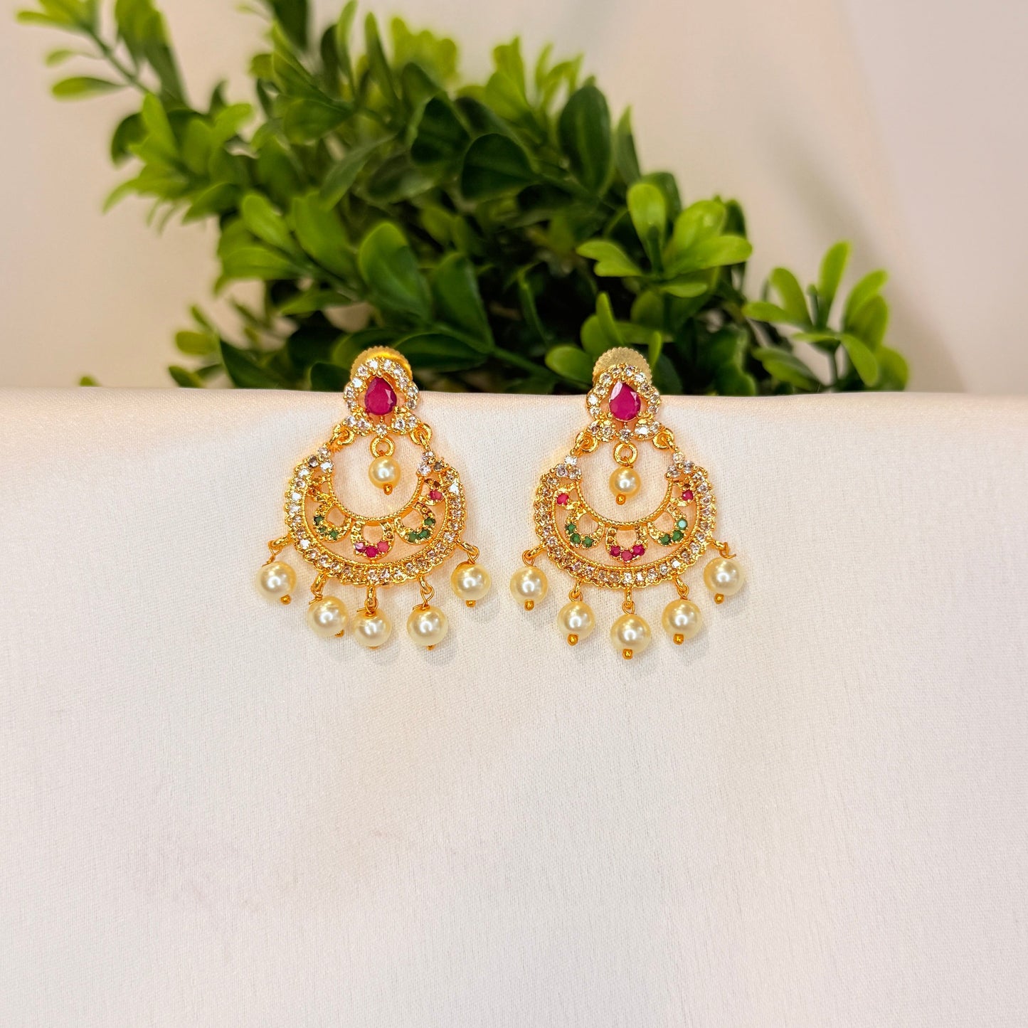 Multicolour Diamond Chandbalis
