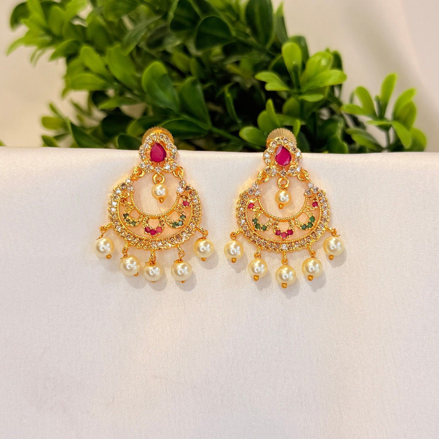 Multicolour Diamond Chandbalis