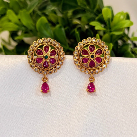 Pink Matte Studs