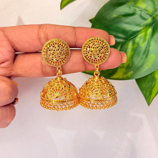 Sanvi Golden Jhumka