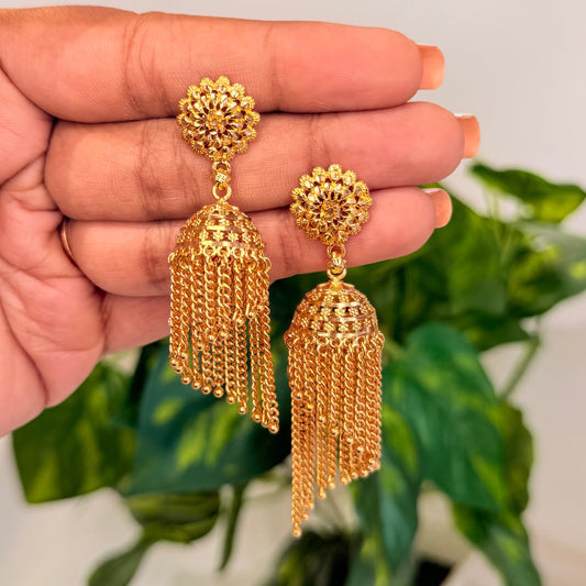 Anaya Golden Jhumka