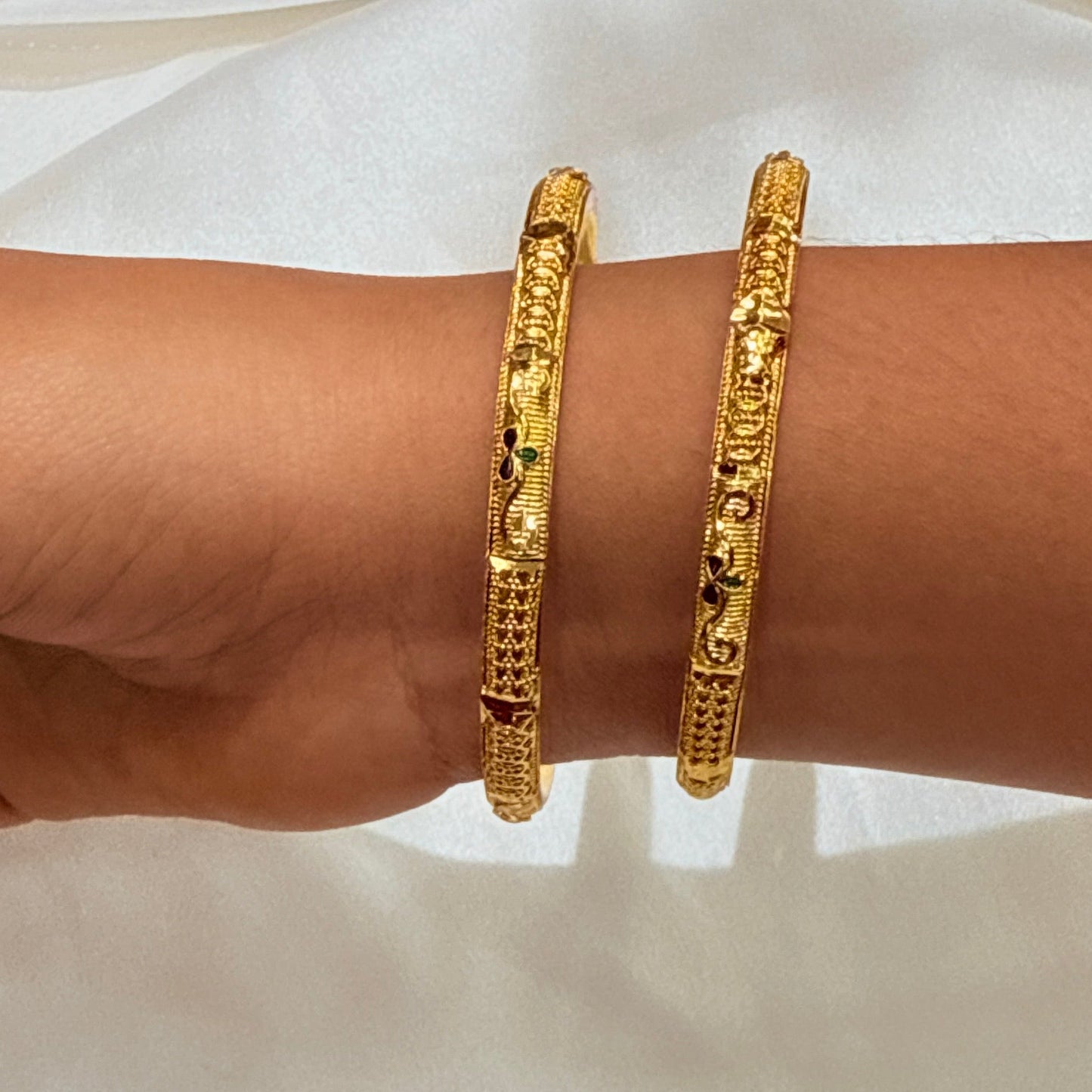 Radhika Golden Bangle