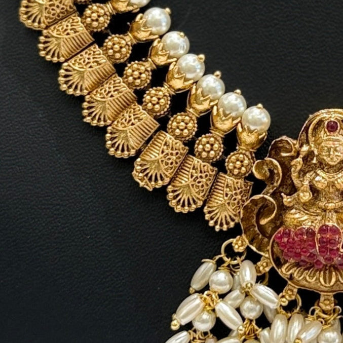 Lakshmi Pearl Necklace