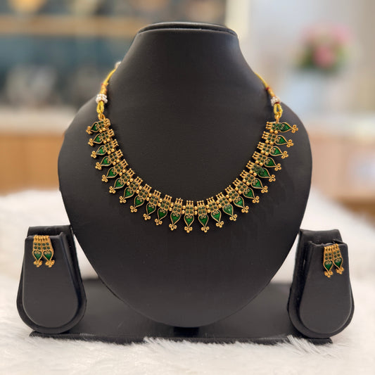 Green Palakka Necklace