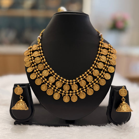 Lakshmi Coin Necklace