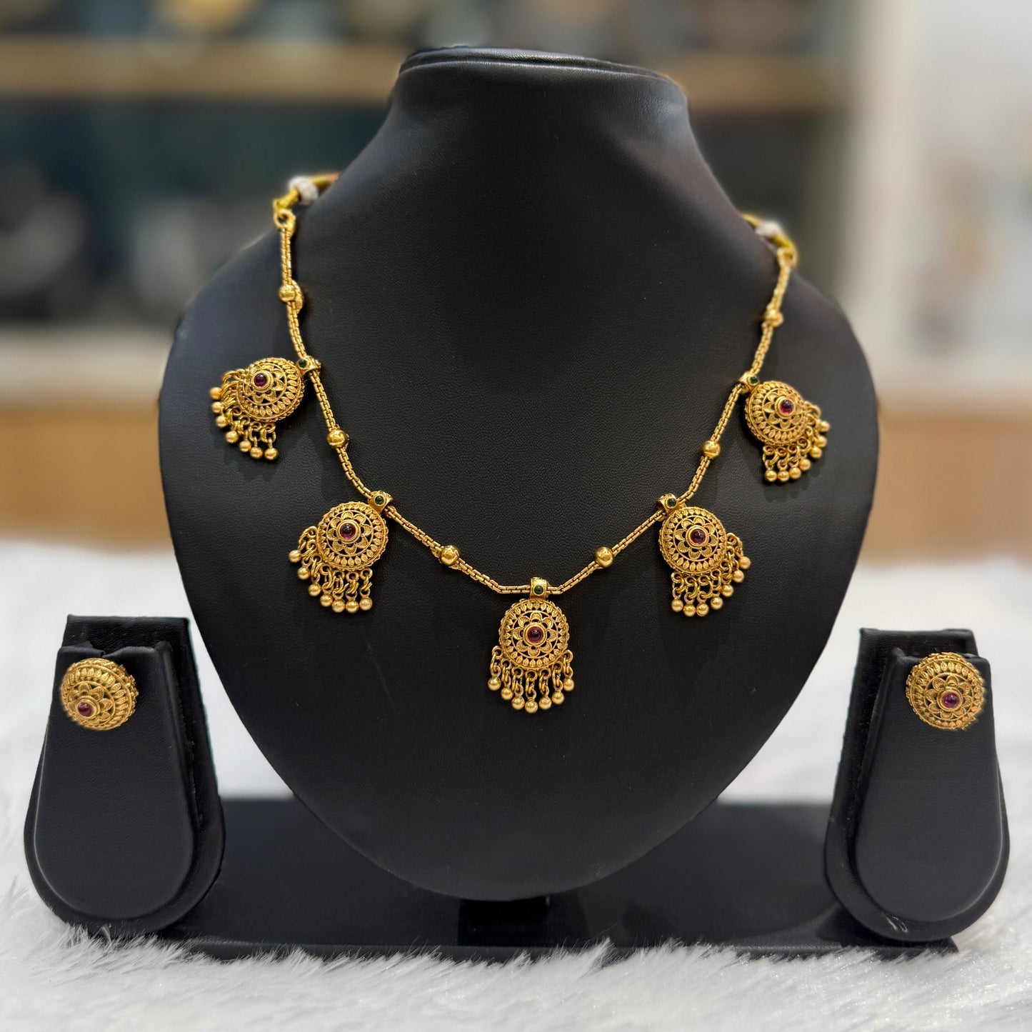 Antique Ruby Necklace