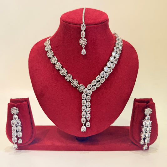 AD Glitter Charm Necklace