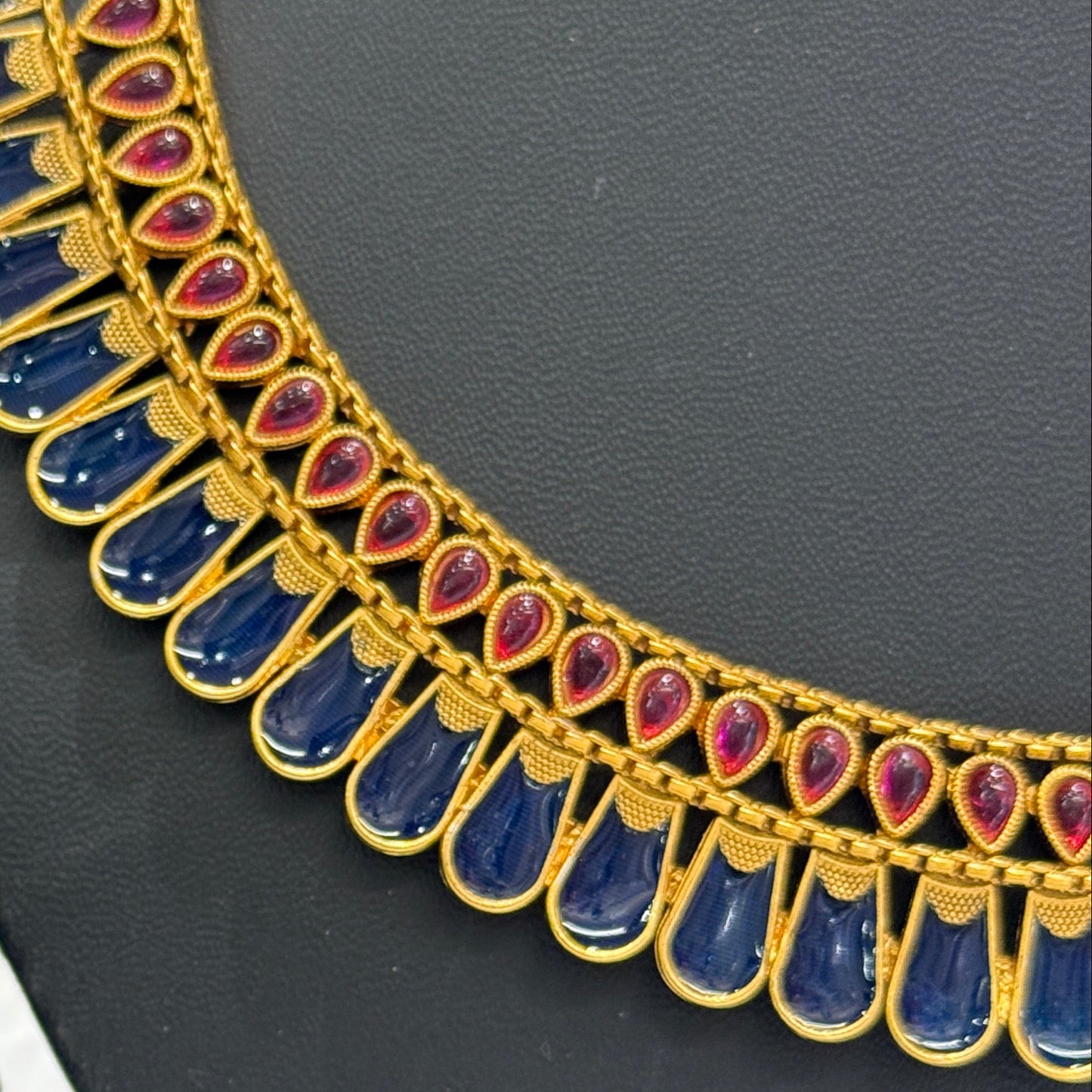 Blue Palakka Necklace
