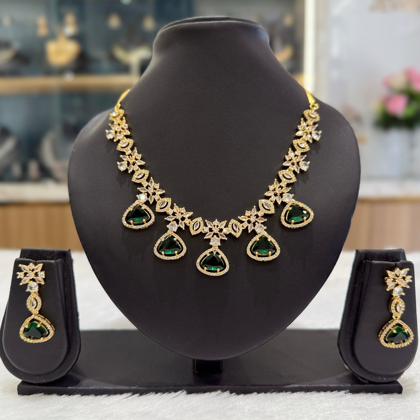 AD Necklace - Emerald Green