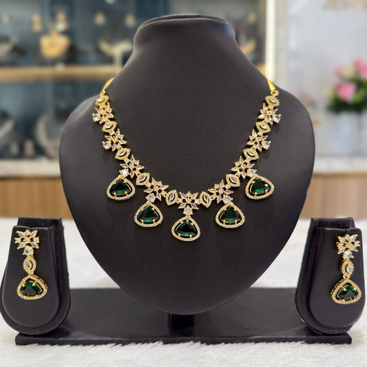 AD Necklace - Emerald Green