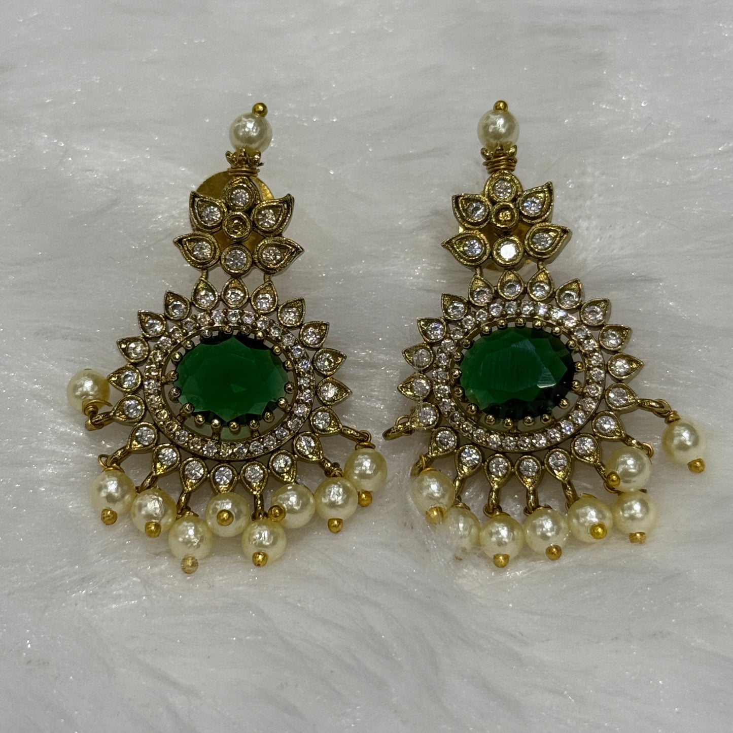 AD Chain Necklace - Green