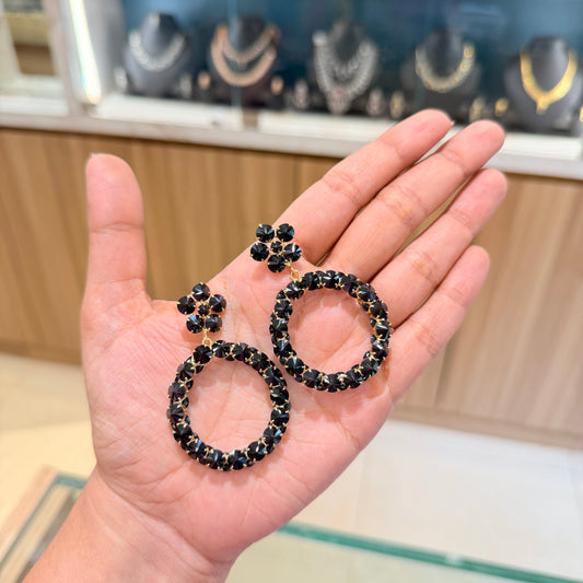 AD Eternal Loop Earring - Black