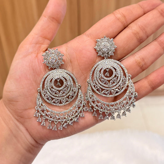 AD Shine Drop Chandbali