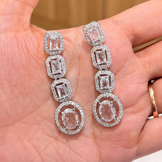 AD Sparkle Slide Earring