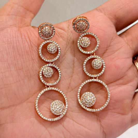 AD Twin Circle Spark - Rosegold
