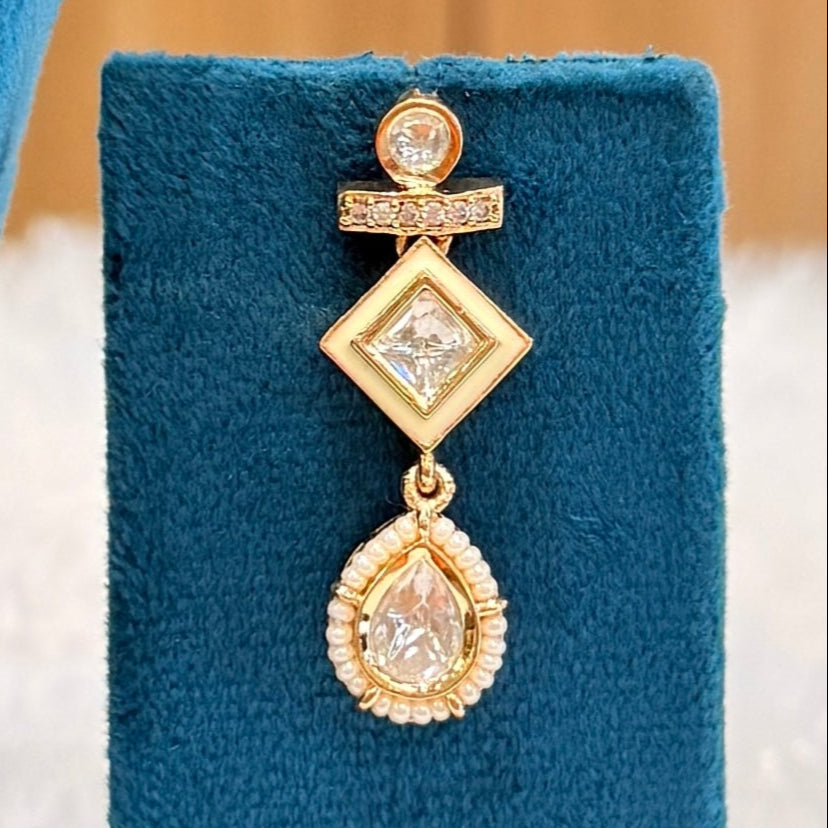 Aarohi Moissanite Polki Necklace