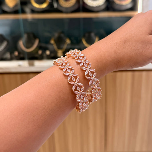 Chandani AD Bangle - Rose Gold